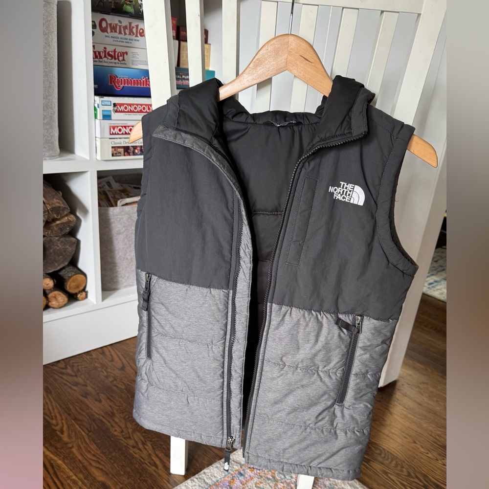 The North Face Black Hooded Vest